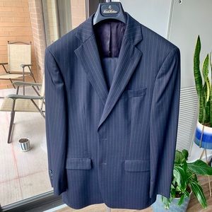 Brooks Brother’s Navy Pinstripe Suit